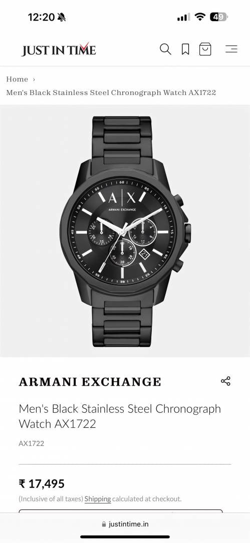 Arm Exc Premium Quality Watch Live Video Call Facility