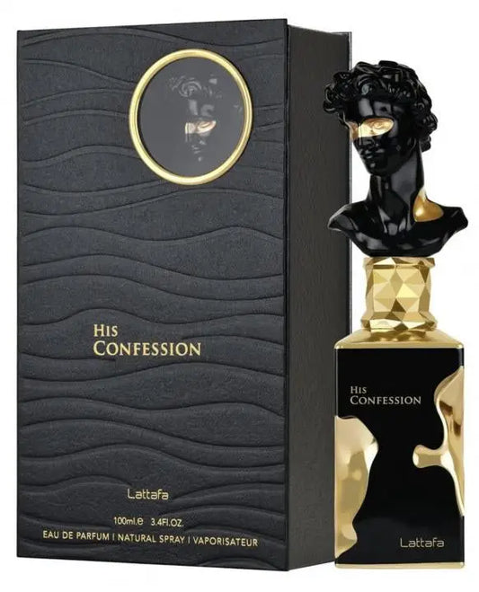 HIS CONFESSION BY LATTA 100 ML PARFUMES ESSENCE DE PARFUM PERFUME WITH ORIGINAL BRAND BOX PACKAGING QR ALSO