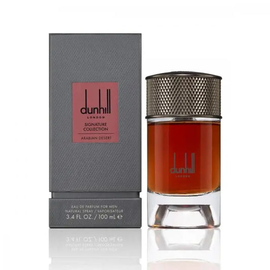 DUNHI SIGNATURE COLLECTION ARABIAN DESERT PERFUME WITH ORIGINAL BRAND BOX PACKAGING QR ALSO